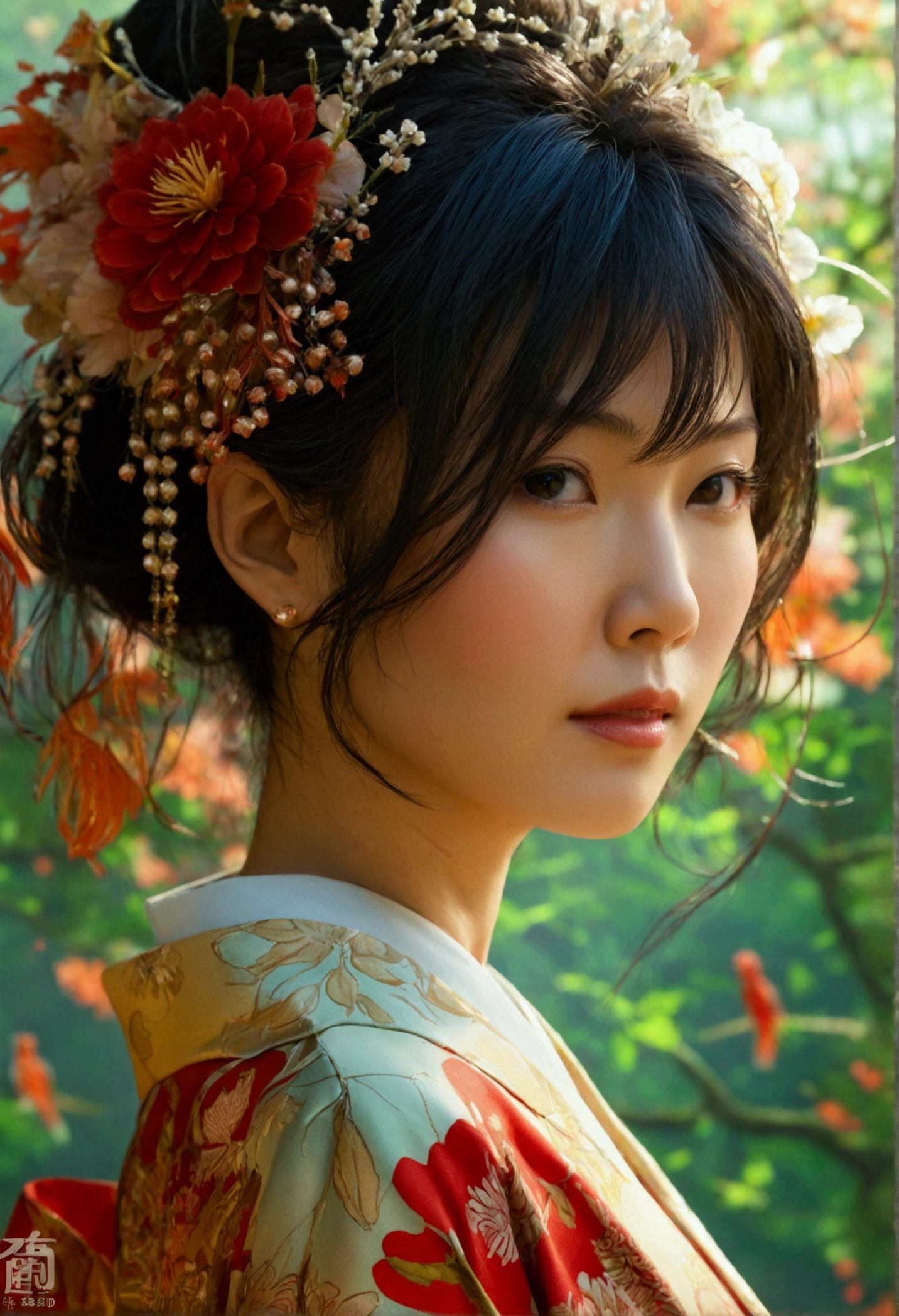((Highest quality)), ((masterpiece)), (detailed),Perfect Face,Japanese,Mature Woman,Upper Body