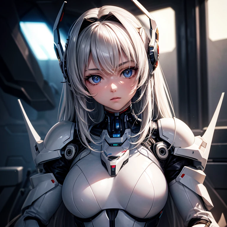 (original) , (very detailed wallpaper) , very detailed illustrations, (1 Girl) , beautiful eyes, (delicate face) , ((perfect detail)), ((white mechanical parts:1.4)), mechanical spine, mechanization, future, wide hips, laboratory, ((mecha)), stylish energy \(module\), repairing, (best lighting) , (super complex detail) , 4K Unity, (super detailed CG: 1.2) , (8K: 1.2) , lifelike,(realistic:1.4),best quality,detailed skin,detailed hair,detailed face,detailed eyes,nfsw,((white hair)),one bionic eye,upperbody,full body