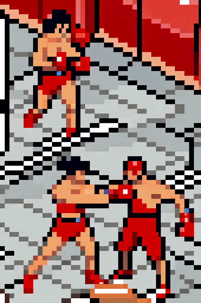 NES Punch Out Woman boxer Spritesheet, WeightChubby