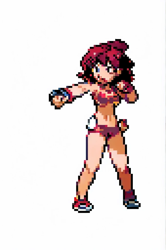 NES Punch Out Woman boxer Spritesheet, WeightChubby