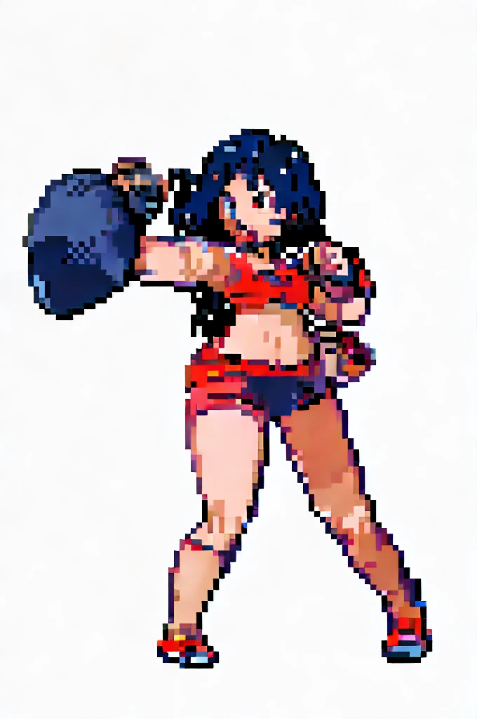Obese NES Punch Out Woman boxer Sprite