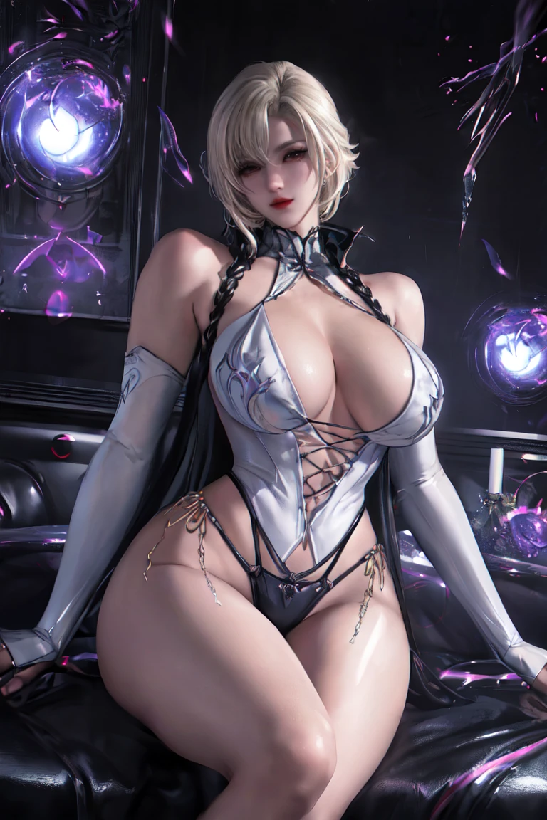 8k, masterpiece, bset quality, girl in white leather luxury vest outfit, glossy, sexy girl fantasy anime artwork, fantasy anime illustration, badass anime 8k, wallpaper 4k anime art, 4k anime art wallpaper, 2.5 d cgi fantasy anime artwork, 8k anime art wallpaper, detailed digital anime art, beautiful fantasy anime, epic anime artwork majestic, anime wallpaper 4k, detailed anime artwork, sexy, seductive, giant, women, anime style, best quality, extremely detailed, best silhouette), (details )font background, dark fantasy), (beautiful detailed face), high contrast, (best lighting details, extremely delicate and beautiful eyes), ((cinematic lights)) , colorful, super detailed, dramatic lighting, intricate details (1 girl, solo, sharp face, . Blonde, super long hair, bangs, long eyelashes, dynamic angles), blood splatter, black light swirling around character, depth of field, black light particles, (broken glasagic circle) . Luxurious lobby background, super cars, lights