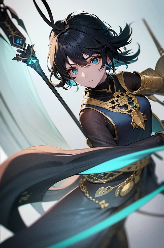 kor: age 25 (dear)
Height: 170 cm Hair: Blacks, falling in gentle waves up to the shoulders. During journeys, usually ties them into a high ponytail for practicality.
eyeballs: deep greens, bright and expressive, often reflecting his determination and vigilant spirit.
Physicist: Elara is agile and slender, with toned muscles that demonstrate her skill as an archer. Your posture is always alert and ready for action.
Costume and Equipment:
armour: Like Luke, Elara also wears armor made from the dragon's scales and bones.. Your armor is light and designed not to restrict your movements.:
Chest and Back Plate: dragon scales, shaped to offer protection without compromising mobility.
Armbands and Shin Guards: Made from smaller scales, enabling fast and precise movements.
Elmo: A lighter helmet, mainly covering the top of the head, leaving your face more exposed to ensure clear vision.
gloves and boots: Equipped with dragon claw tips, providing protection and utility in close combat.
canons: Elara always carries her bow and a quiver full of arrows, many of which have spikes made from dragon scales for greater effectiveness. Also has a small dagger for hand-to-hand combat situations.
Accessories: Elara has a leather bag where she keeps supplies., like food, Medicinal herbs, and survival items. Also carries a small amulet, a gift from your mentor, believed to bring luck.
