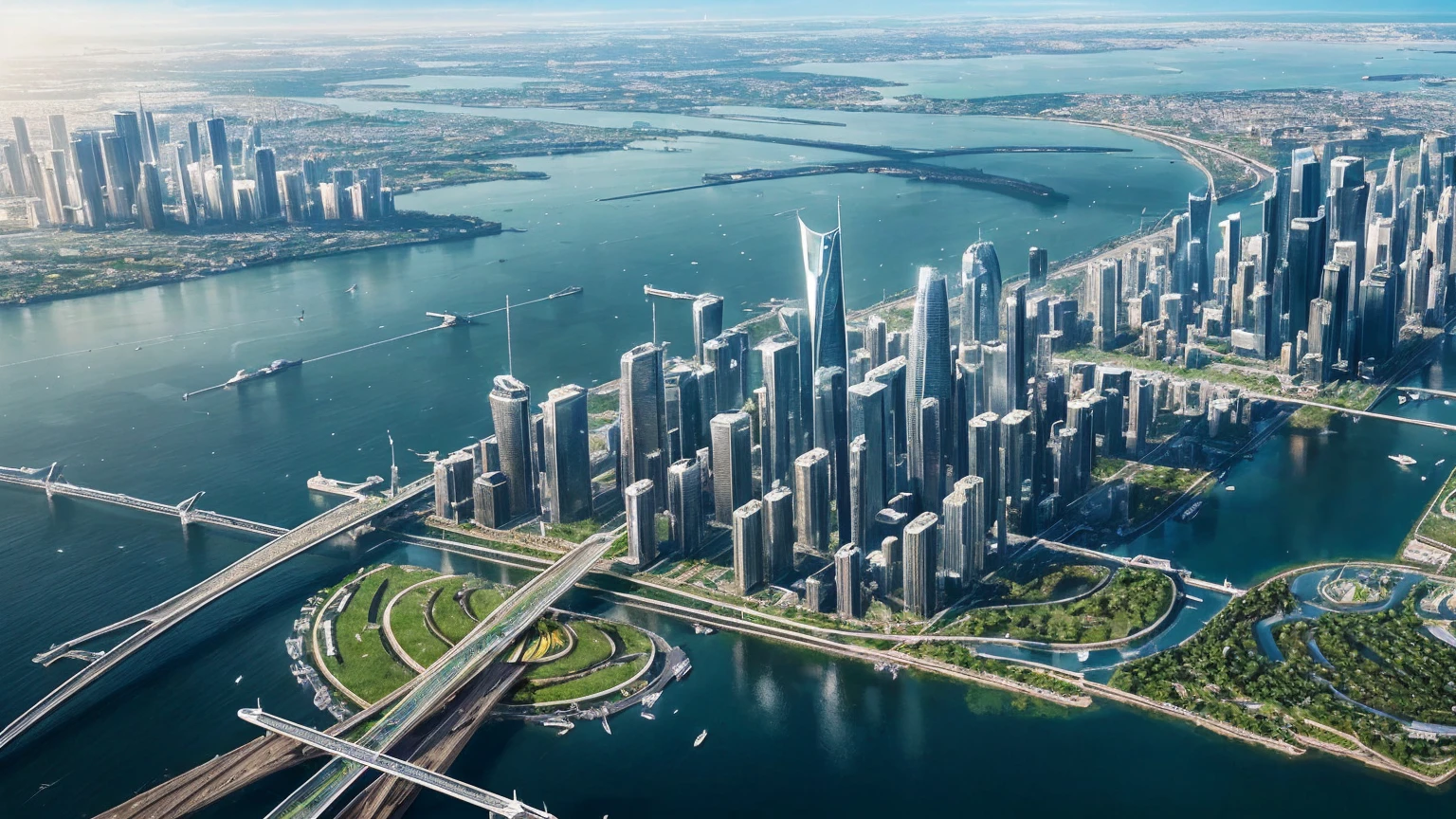 (Best quality,4K,8K,A high resolution,Masterpiece:1.2),Ultra-detailed,(Realistic,Photorealistic,photo-realistic:1.37),Futuristic floating city,Futuristic technology,Huge urban high-tech tablet platform,Airship,Floating in the sky,Futuristic city,Small airships around,High-tech hemispherical platform,Colorful lights,Advanced architecture,modernn architecture,skyscrapper,Access the cloud,Scenic beauty,view over city,Impressive design,Blend seamlessly with nature,energetic and vibrant atmosphere,Futuristic transportation system,Parking is suspended,Transparent path,Lush greenery,Sky gardens,cascading waterfalls,Magnificent skyline,reflections on the water,Sparkling river,Architectural innovation,futuristic skyscrapers,Transparent dome,The shape of the building is unusual,Elevated walkway,Impressive skyline,Glowing lights,Futuristic technology,Minimalist design,Scenic spots,Panoramic view,Cloud Piercing Tower,Vibrant colors,epic sunrise,epic sunset,Dazzling light display,magical ambiance,The future city,Urban Utopia,LuxuryLifestyle,Innovative energy,sustainable development,Smart city technology,Advanced infrastructure,Tranquil atmosphere,Nature and technology live in harmony,Awesome cityscape,Unprecedented urban planning,Architecture connects seamlessly with nature,High-tech metropolis,A cutting-edge engineering marvel,The future of urban living,Visionary architectural concept,Energy-efficient buildings,Harmony with the environment,A city floating above the clouds,Utopian dreams become reality,The possibilities are endless,State-of-the-art transportation network,Green energy integration,Innovative materials,Impressive holographic display,Advanced communication system,Breathtaking aerial view,Quiet and peaceful environment,Modernist aesthetics,Ethereal beauty