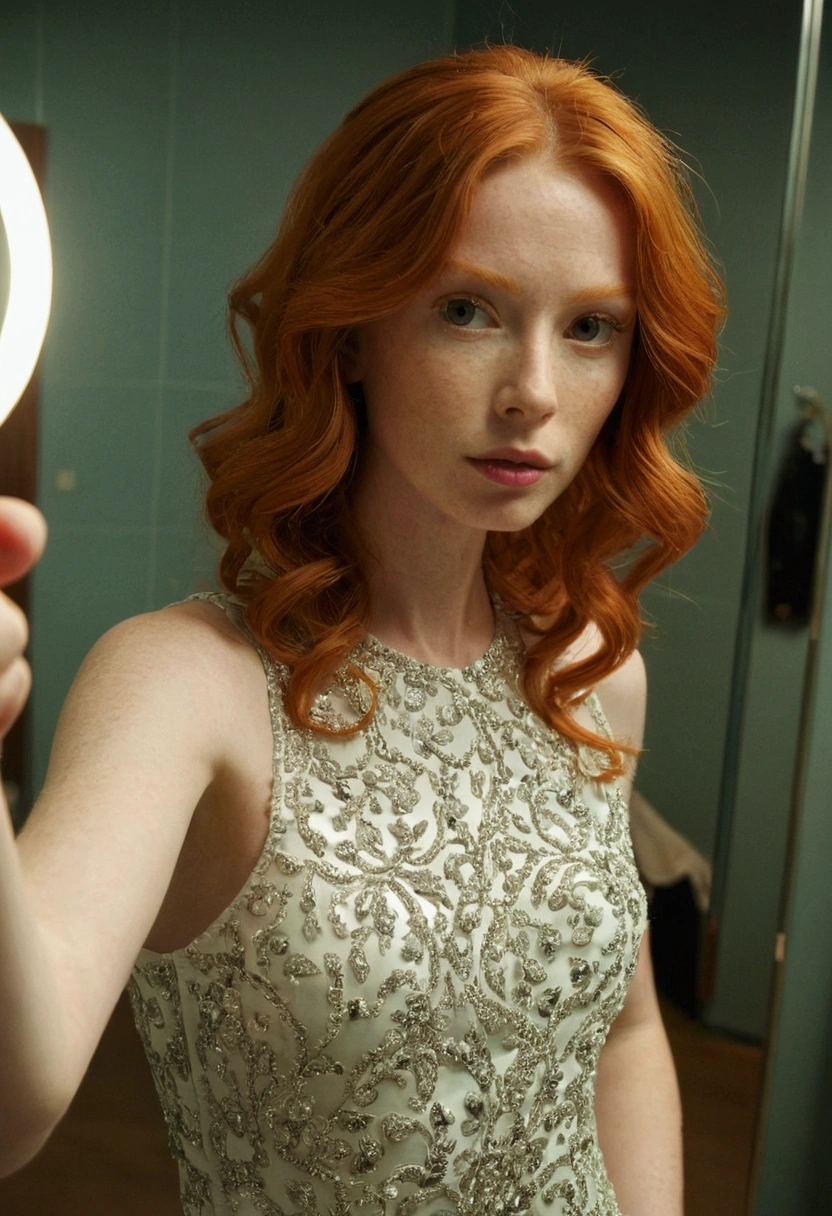 720p, Ginger, mirror selfie