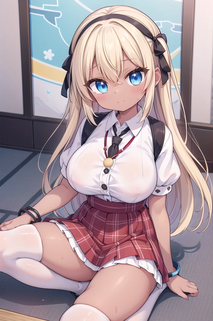 Character Focus、From above(uniform:1.3)、(Plain beige clothing around the waist:1.5、(black tights)、露出したNipples、(Black hose)、(Waist tie:1.3)、(White collar付きシャツ:1.4)、((White collar、buttoた、Short sleeve):1.2)、(Red Plaid Pleated Skirt:1.3)、((necklace、Colorful Bracelets、× Hair Accessories):1.2)、Very detailed、(8K、RAW Photos、Highest quality、masterpiece:1.2)、(Very detailedな8K壁紙)、shape、Professional Lighting、Sharp focus、Written boundary depth、Browsing Caution、Clear Eyes、Perfect Anatomy、With a girl、15-year-oBlack gal(Dark Skin:1.2)、(Oily skin、Glowing Skin、Glowing Skin、Sweat:1.2)、smile、plump太もも、huully visible、Big Breasts、(button:1.4)ed、blue eyes、de、(Compeion:1.1)、(Black Knee Socks 1.6)、:1.6、Brown Loafers、sitting、((Leg spread:1.5))、on the road、No panties、Pastel color pee、&#39;s panties aree、((Pastel colored panties))、((T panties))、((Normal position:1.4))、((ポーズ)))、((I was made tith my legs apart...))、Cowgirl、Crouch、Leg spread、、blazer、(8K、masterpiece、Highest quality、Super detailed、Professional Lighting、Beautiful Face)、 Black gal(Dark Skin:1.2)、(correction:1.1)、Nipples（short、small、small：1.2）nsfw、Two beautiful 18 year old girls、(Gro:1.2)、(sweater:1.2)、(Tiered flare skirt)、(Gorgeous detailed embroidered panties)、t Lift:1.5)、Put your hand on your skirt、(Panty shot)、Panty Focus、plum hair、smile、Black Short Hair、Voluminous straight hair、P bangs、Lip gPale skin、Glowing Skin、(8K、masterpiece、Highest quality、Super detailed、Professional Lighting、Beautiful Face)、 Black gal(Dark Skin:1.2)、(correction:1.1)、Nipples（short、small、small：1.2）nsfw、Two beautiful 18 year old girls、(Group shot:1.2)、(sweater:1.2)、(Tlare skirt)、(Gorgeous detailed embroidered panties)、(Skirt Lift:1.5)、Put your hanyour skirt、(Panty shot)、Panty Focus、plump、pubic hair、smile、Black ShorVoluminous straight hair、Parted bangs、Lip gloss、Pale skowing Skin、