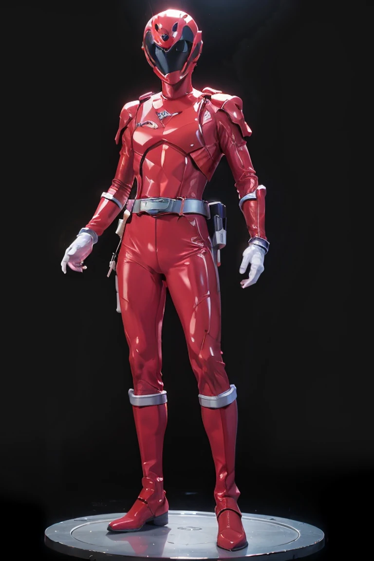 1boy, white, full body, Illustration, cinematic light, high resolution, best quality, ultra detailed, masterpiece, power suit, powerranger, suit, spd, (silver royal guard ranger suit)), gold detail