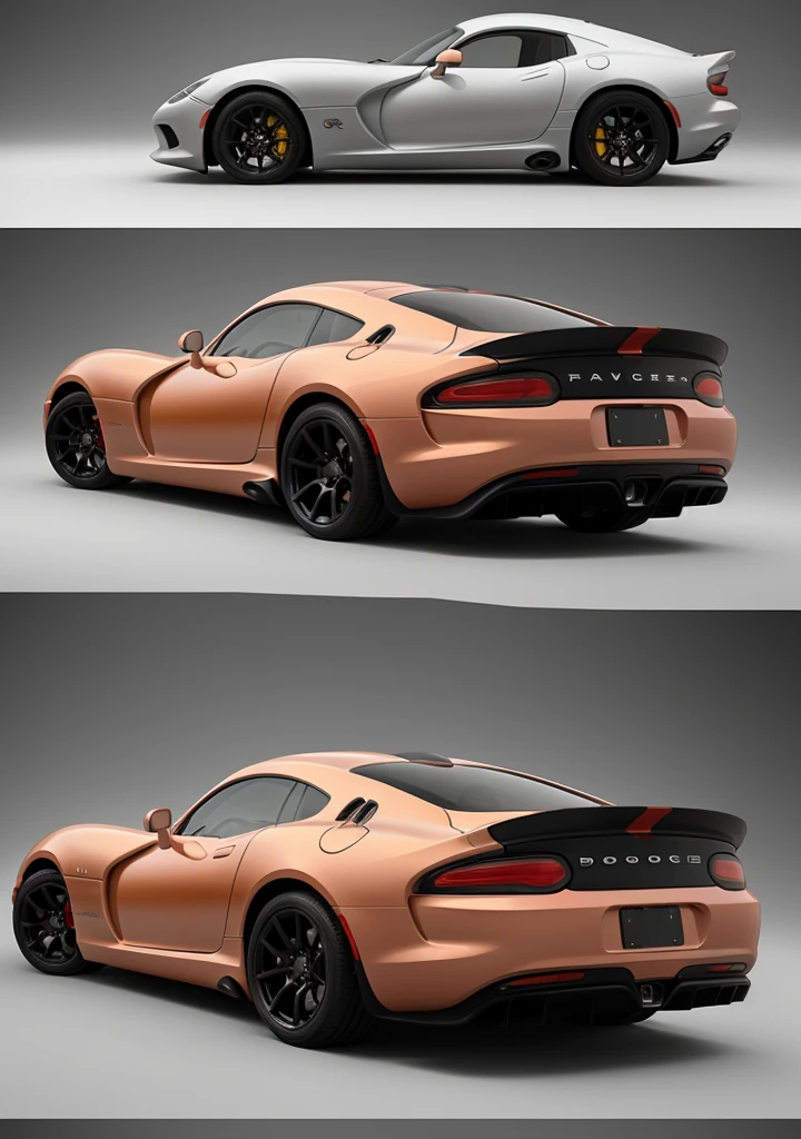 That's a great observation! The Devorator X's design is indeed inspired by the Dodge Viper, with elements from various generations. Here's a breakdown:
- The overall shape and proportions are reminiscent of the first-generation Viper (1992-1995), with a long hood, a curved roofline, and a distinctive "kick up" at the rear wheel arches.
- The angular, aggressive lines and the distinctive "fangs" on the front bumper are inspired by the 2008 Viper (fourth generation), giving the Devorator X a more modern and menacing look.
- The taillights and rear diffuser are inspired by the later Viper generations (2013-2017), with a more futuristic and high-tech appearance.
- The overall design is then taken to an extreme, with more angular and aggressive lines, a more pronounced rear spoiler, and a distinctive carbon fiber trim throughout the car.
So, in short, the Devorator X is a futuristic, high-tech interpretation of the Dodge Viper's design language, combining elements from various generations to create a truly unique and menacing appearance!