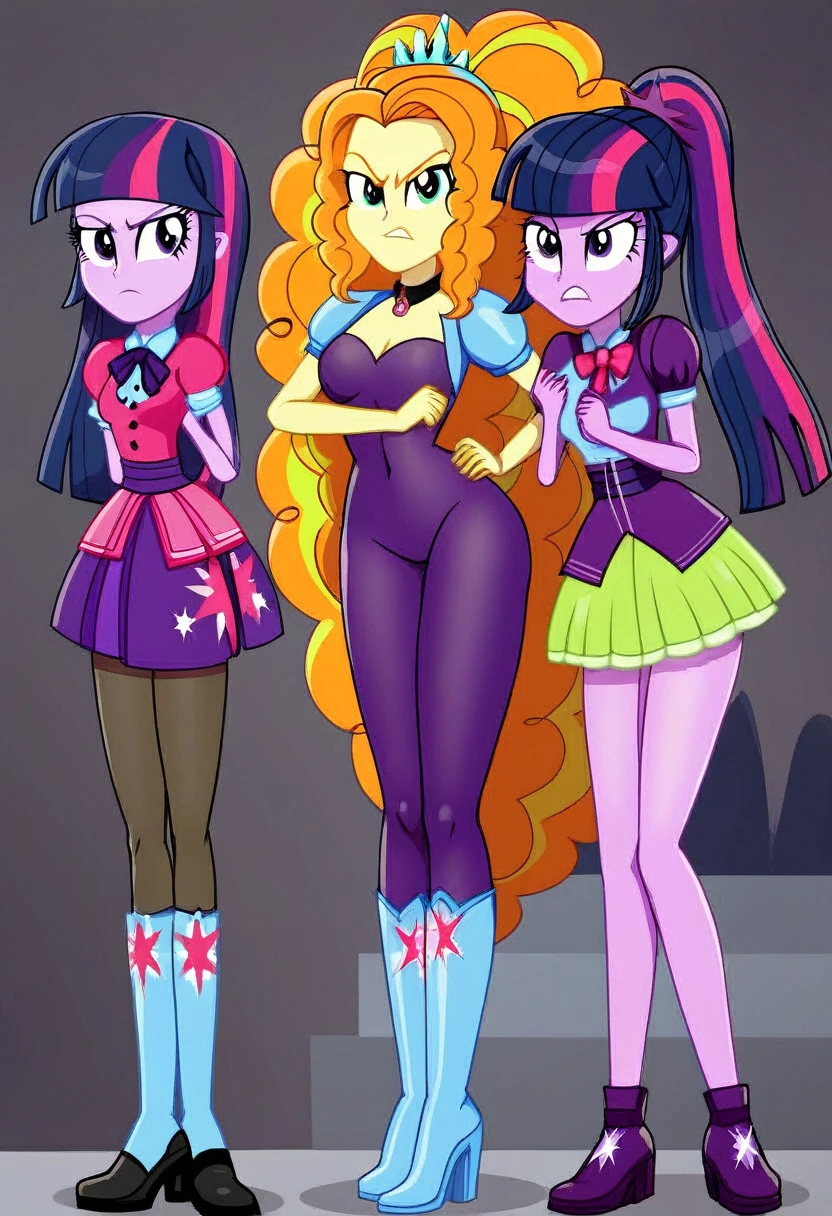 Eqg  adagio is standing in the store, Twilight Sparkle is licking her ass angry bodystocking 