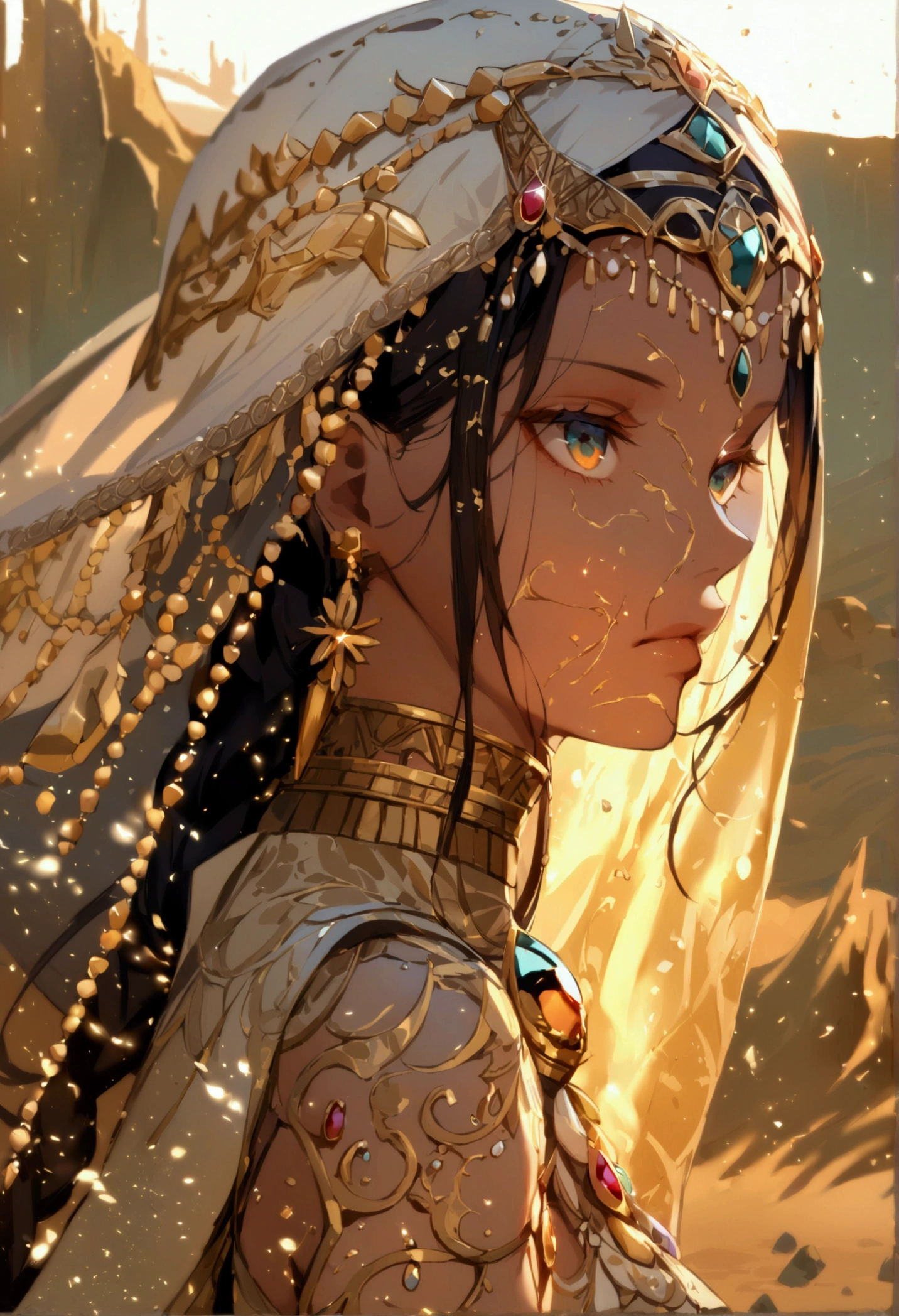 Desert Princess, full boy shot, gigantic 