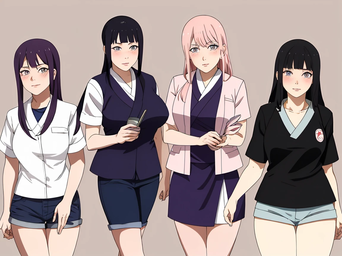 production, , Hinata\(Boruto Naruto Next Generations\), 1 Girl, Solitary,Mature female, View Viewer,Perfect composition, detailed lips, big乳房, Pretty Face, Body Proportions, blush, (Pink lips), Long hair, Purple Eyes, Gentle eyes, Sad smile, Surreal, detailed, photo shoot, Realistick faces and bodies,(穿着Nurse,Nurse,头上戴着Nurse头饰,Wear extra-short jeans,White stockings,There's a rabbit tail tied to the buttocks),(Sweating,big量Sweating,blushlush,blush,我满脸big汗,blushlush),(big),In luxury hotels,lie on bed,Charming pose,