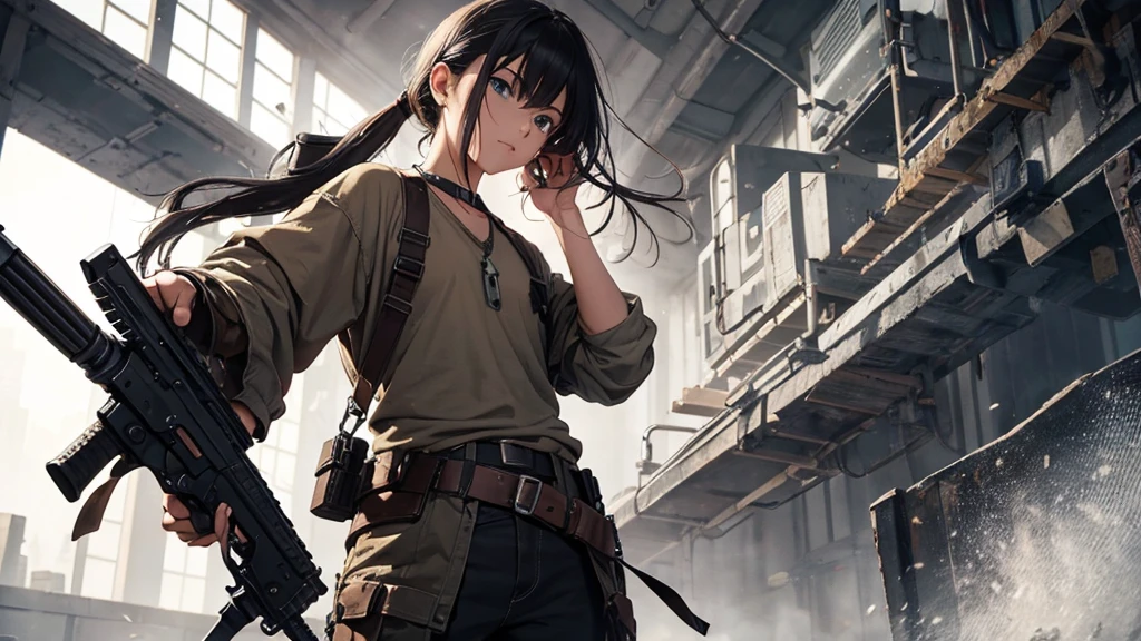 Weapon in hand