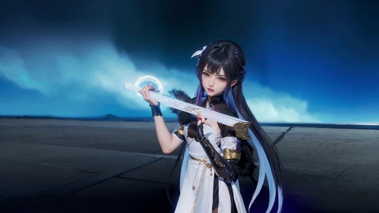 a close up of a woman with a purple and black costume, shadowbringers cinematic, 4 k detail fantasy, a beautiful fantasy empress, game cg, xianxia fantasy, xianxia hero, 2. 5 d cgi anime fantasy artwork, cinematic goddess close shot, ruan jia and artgerm, wow 4 k detail fantasy, hyperdetailed fantasy character