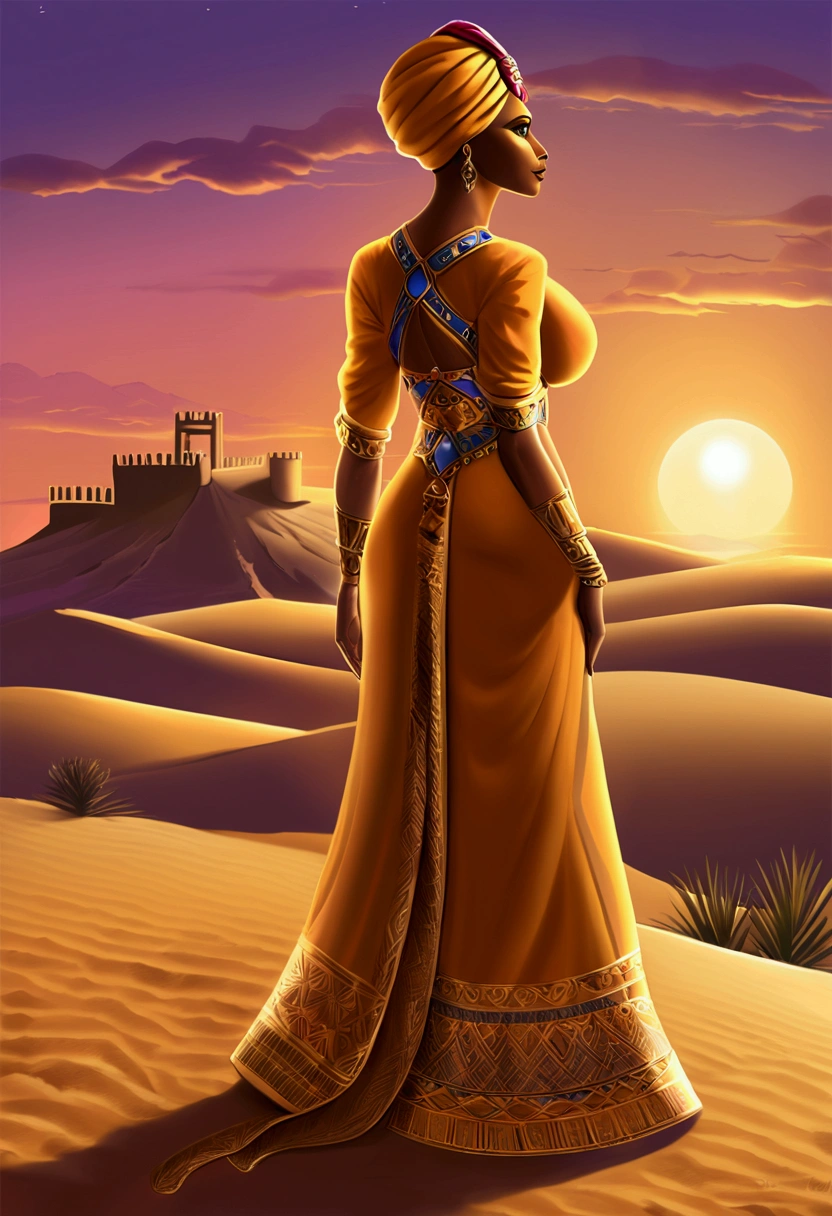 Desert Princess, full boy shot, gigantic 