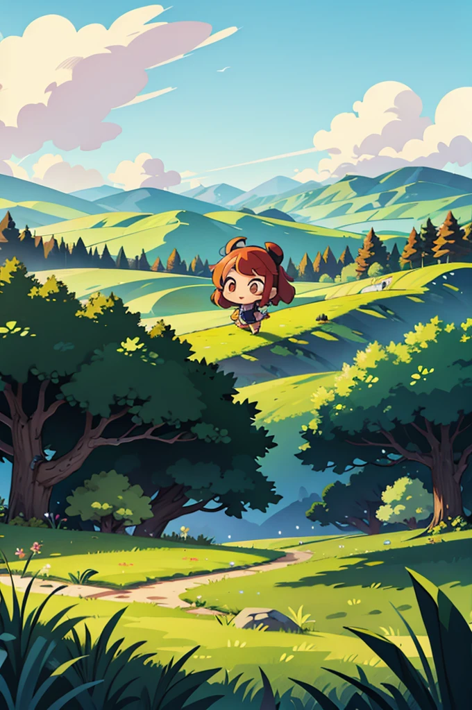 chibi style landscape recolor