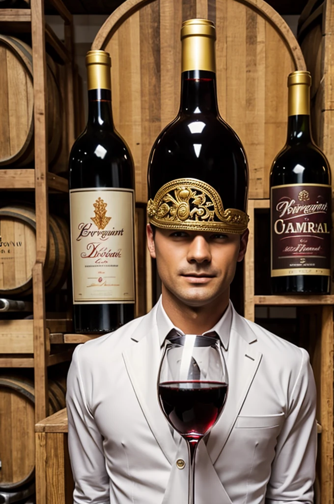 Extravagant wine advertising