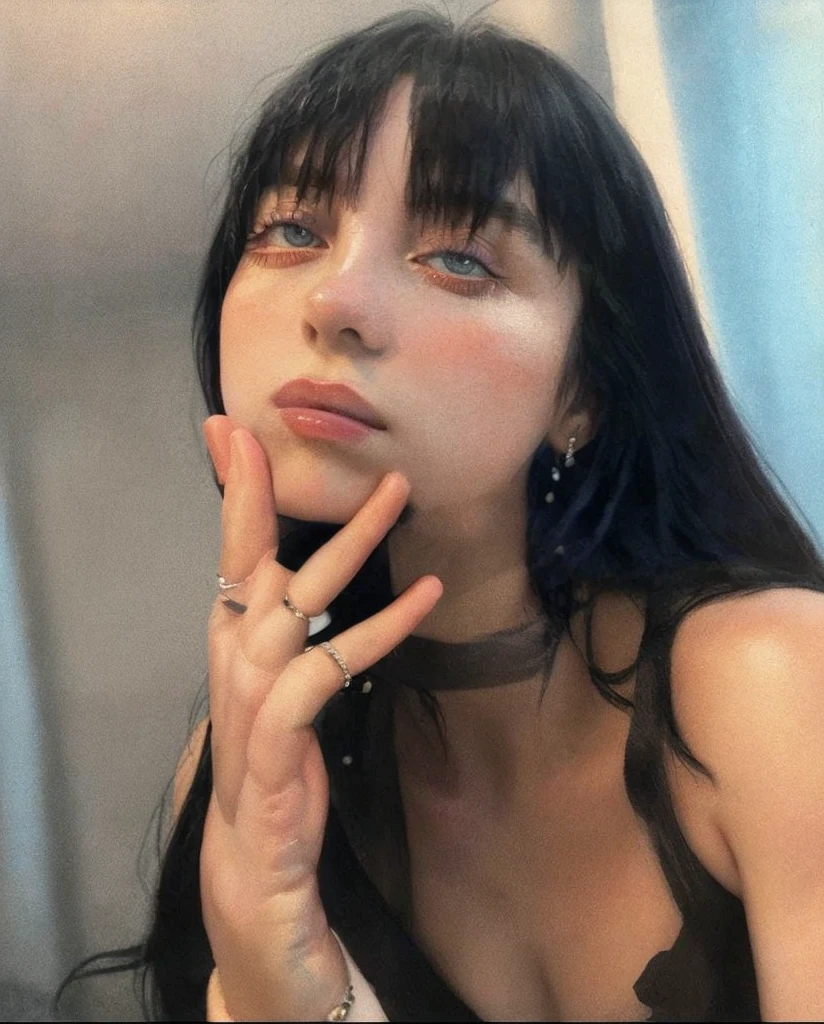 detailed photo of 1girl billieeilish,, proffesional, fot, excellent lighting, Impeccable, precision, rich colors, deep-shadows, Clarity, high resolution, sharp razor, composition, Light and Shade, timeless beauty, Captivated, artistry, artistrysanato, elegance, sophistication, exotic, detaileds, atmosphere, balance, masterful, technique, skillfully captured, splendid, visual impact, maximum quality, appealing, proffesional-grade, Aesthetics, perfect, Remarkable, Perfection, attention, dynamic, evocative, nuanced, DeepL, vibration, master class, breathtaking, inspirational, High definition, seducer, enchanting, texture, narrative, mesmerizing, cinematic, elite, artistry.