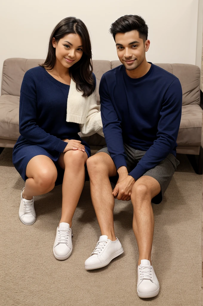 Couple photos shoe matching