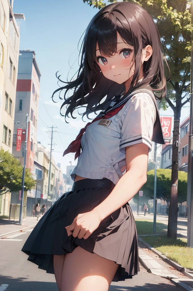 (masterpiece:2.0), (top-quality:2.0), (Ultra mini skirt extremely short length school girl uniform:1.5), (view from the side:1.5), (sexypose:1.5), (blushed face:1.3), (barechested:1.3), (Spilling boobs:1.4), (realistic:1.5), 1 , precise small hands, Embarrassed look, light smile, extremely cute girl, innocent face, young face, Clear eyes, Shining eyes, small breast, cleavage of the breast is visible, Tummy is visible, The buttocks is visible, The crotch is visible, No pubic hair, The beautiful skin, ultra-definition, Top resolution, japan high school student, brown hair, in the park