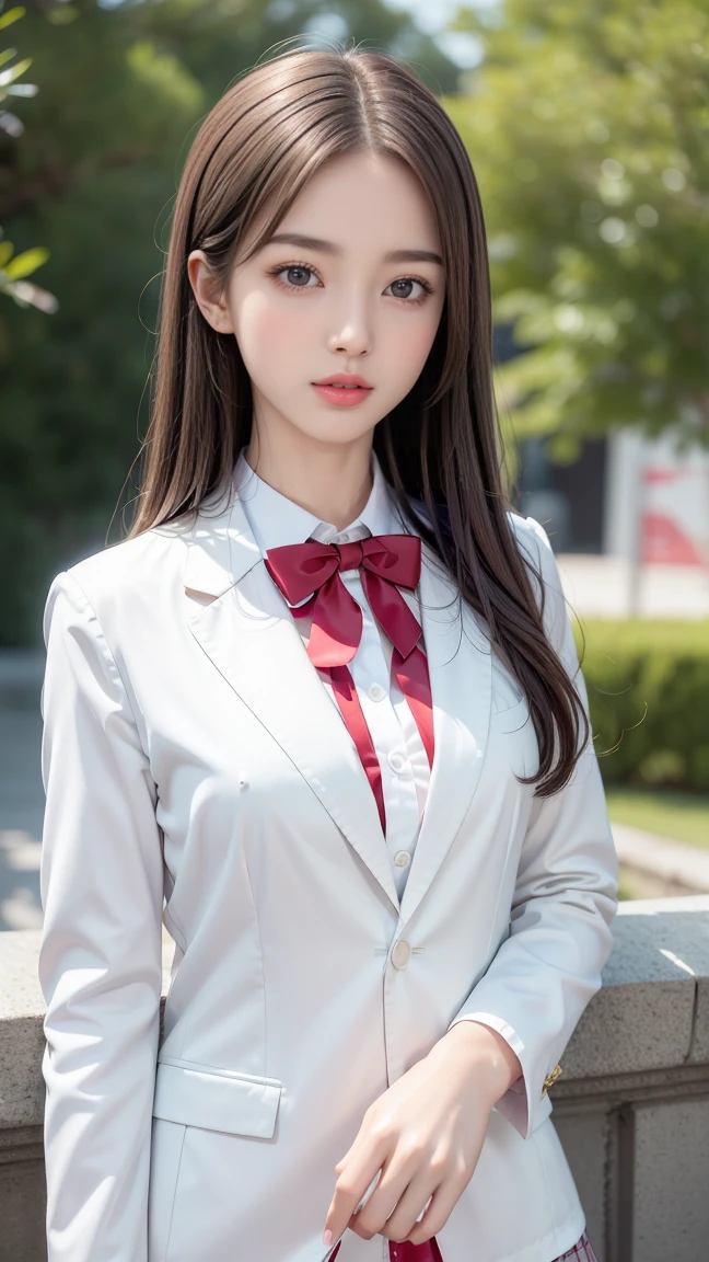 최고 품질의 Work,actual work,Ultra-premium graphics,8K HD CG 작동,High-quality graphics,고화질 CG Work,10x Pixel,very fine details:1.1,Advanced technical details:1.1 realistic,(階段に足を組んで座っているgirl)natural light:1.5. lighting effects(virtual lighting effects:1.8),濡れた長いsilver hair,silver hair,transparent hair,Hair that pays attention to detail(Premium hair details:1.1)clear eyes,Your double eyelids are pretty,Sharp eye makeup, Delicate eyelash makeup, thin eyebrows, very detailed eyes,high nose, I like red lips, Rose cheeks, A face with delicate makeup , Cute face, perfectly balanced face,(Advanced facial details:1.1),shining,very coolドレス,bright red series,((front open wet white blazer)) 、(Translucent wet white blouse)、(red bowtie)、(wet check skirt)、、girl 、Photo shoot,female'Work,full body portrait,realism,very cool,My eyes are sparkling again today、(8. she'It's wet)),(sudden rain、wind),(windでスカートが舞い上がる),(I can see your pants)、