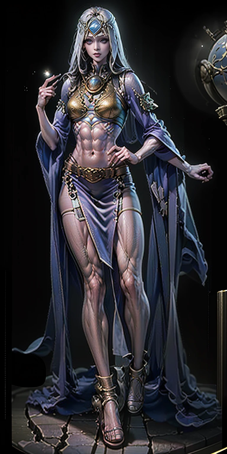 Solo Female: Body: Tall and slim with an hourglass figure Toned and muscular physique Slender abs Perfect anatomy