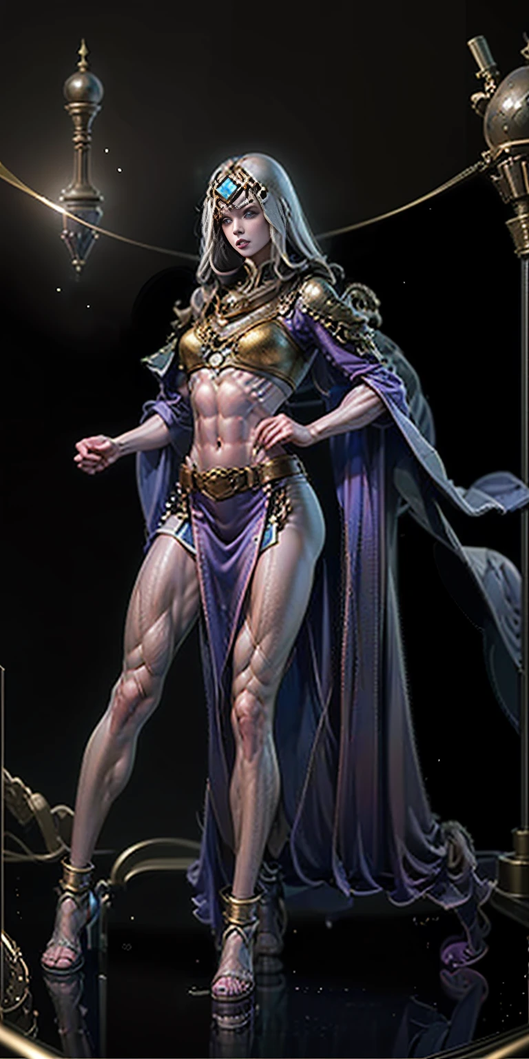 Solo Female: Body: Tall and slim with an hourglass figure Toned and muscular physique Slender abs Perfect anatomy