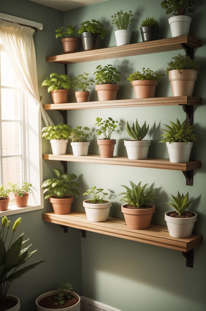 potted,Greenery,cultivating,inside in room,There are a lot of them,watering