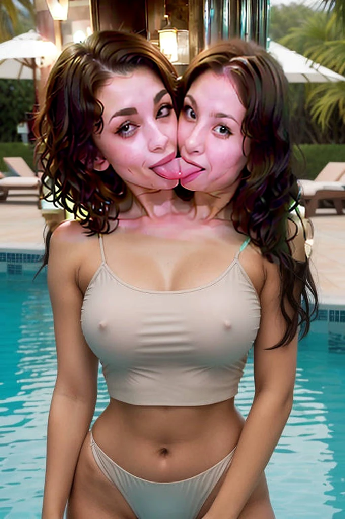 Lesbian tongues kissing, tongue kiss, kissing with tongue 