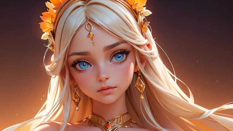 a beautiful desert princess, 1girl, detailed face, mesmerizing eyes, long eyelashes, elegant facial features, flowing white dress, desert landscape, golden sand dunes, orange sunset sky, warm lighting, cinematic composition, fantasy art, digital painting, (best quality,4k,8k,highres,masterpiece:1.2),ultra-detailed,(realistic,photorealistic,photo-realistic:1.37)
