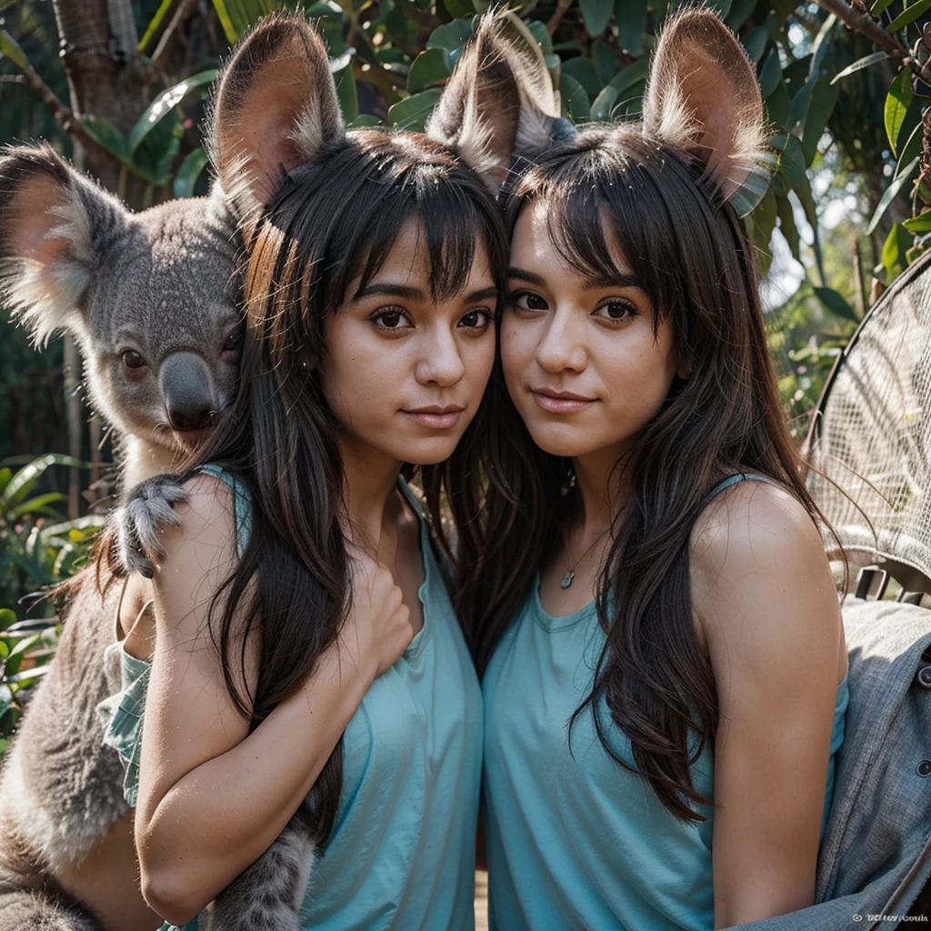Create a 1 koala music album cover with Lost Friendship cover theme.