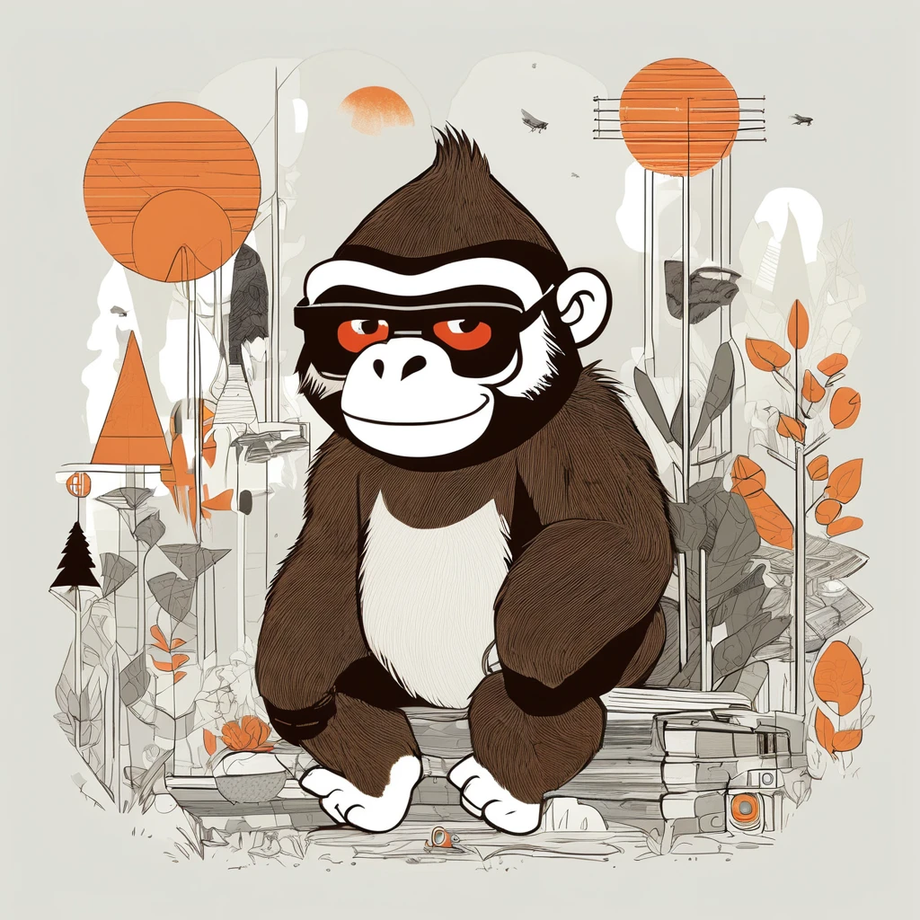 Donkey Kong , art by Sophie Roach , art by Jon Klassen , art by Michael Cho , art by Sophie Roach、sunglasses