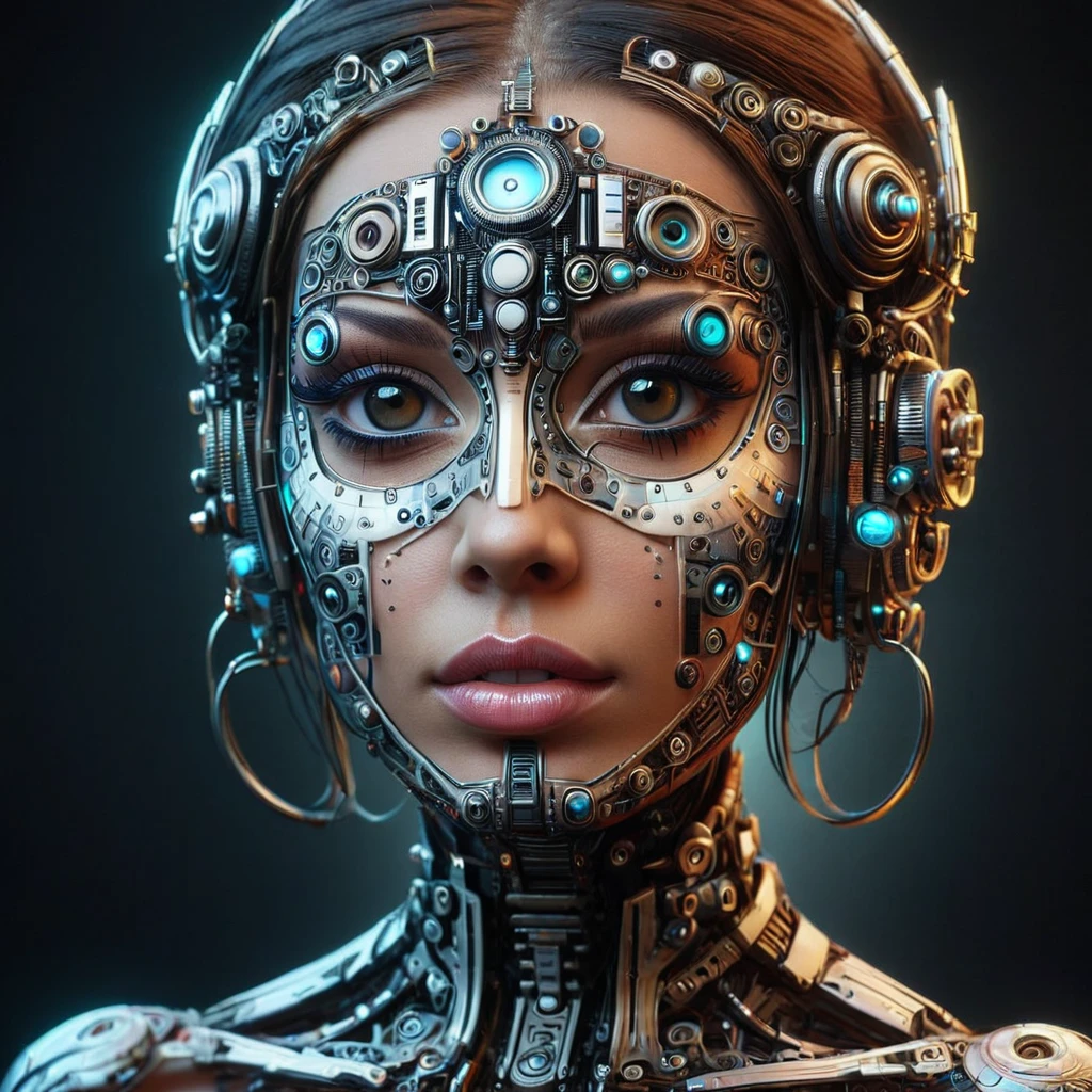 a pretty fashionable futuristic woman with black and white paint on her face,
perfect symmetric eyes, futuristic woman portrait, ethereal, best of behance, transhuman, intricate, hyperdetailed face and eyes, by Christian W. Staudinger,
masterpiece, sharp focus, depth of field, unreal engine, perfect composition,
cgsociety, digital art on pixiv, artstation, 8k, hdr