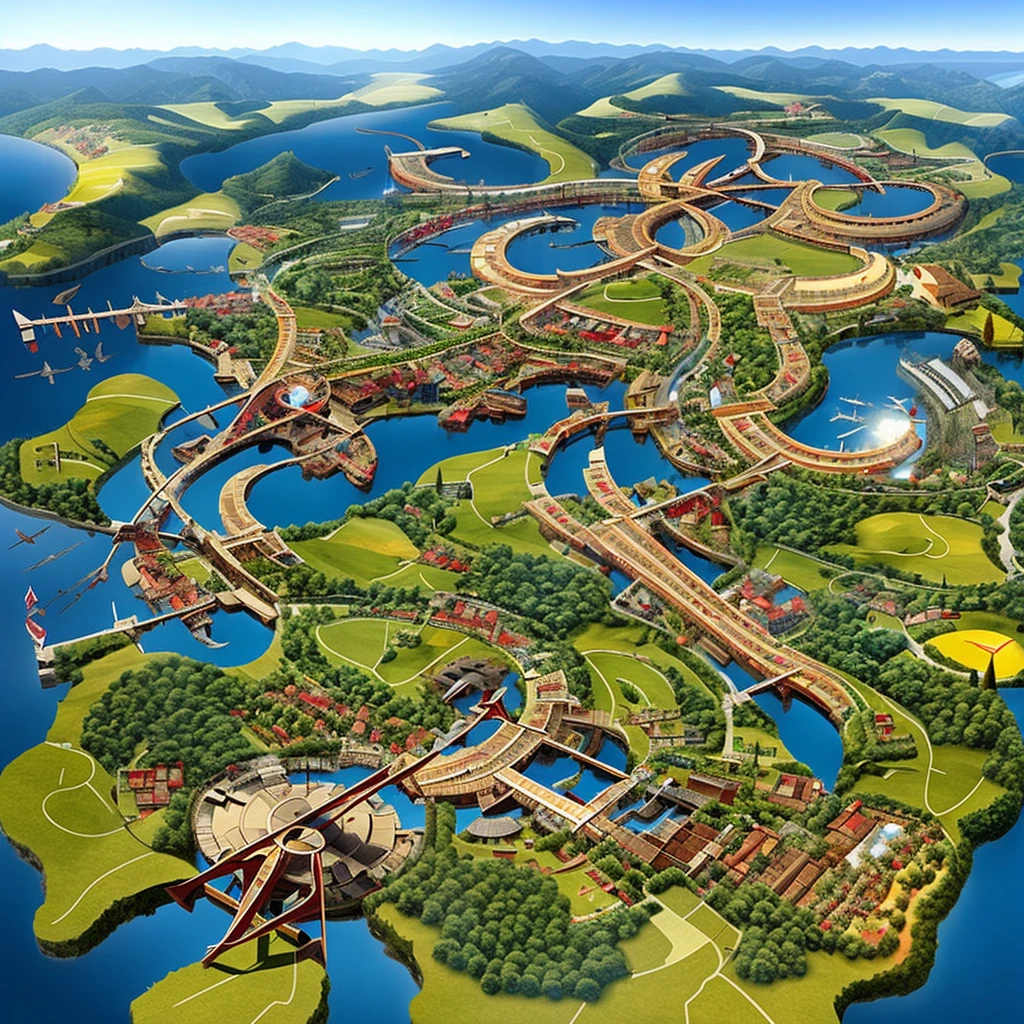 a modern elven city built in elven ancient traditions with modern technologies and ancient fantasy architecture,