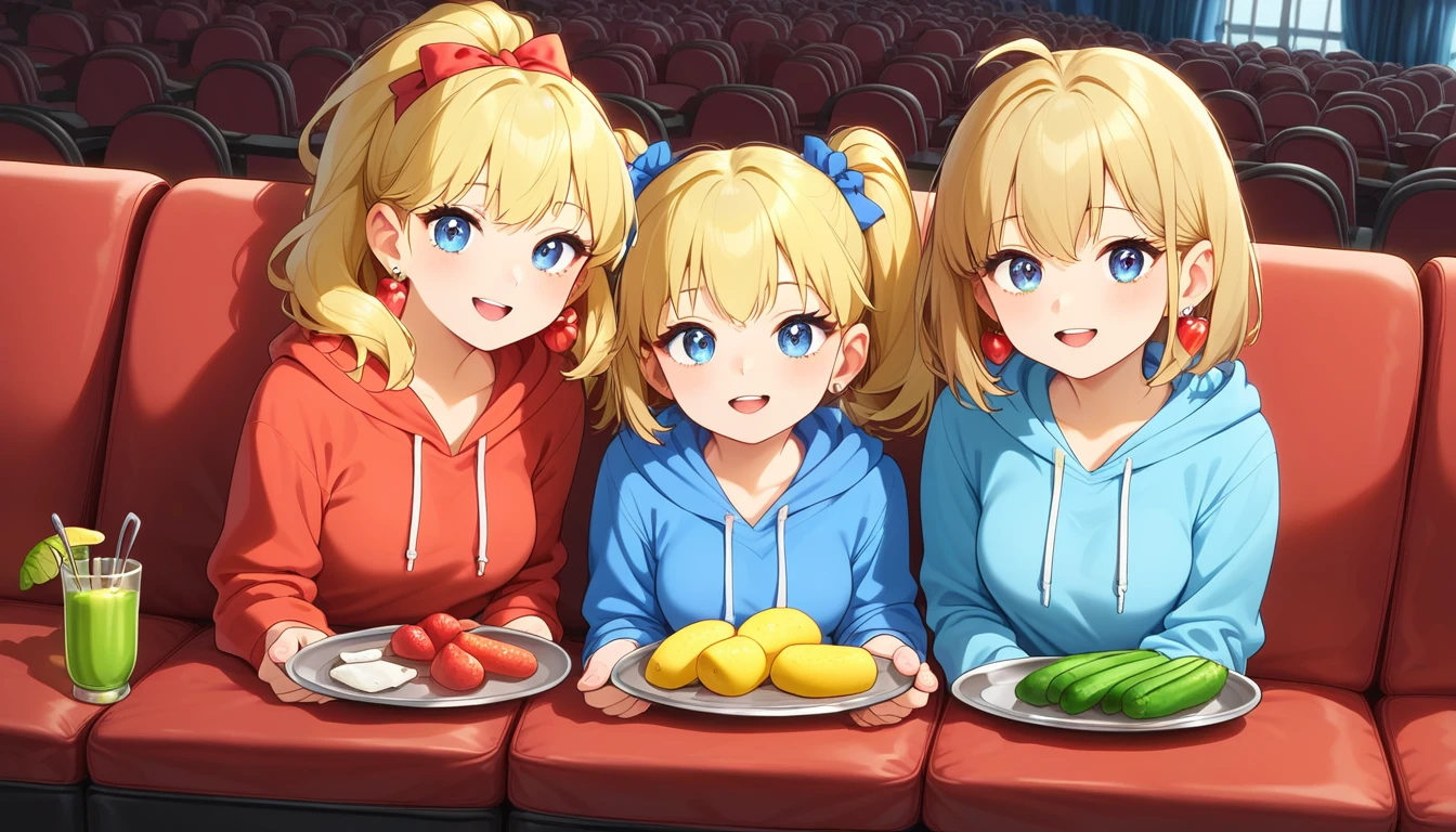 ((2girls:1.3)), ((hoodie:1.3)), ((movie theatre:1.3)), ((curious:1.3)), ((food tray:1.3)), ((pineapple pizza:1.3)), ((fruit juice pitcher:1.3)), ((fork and knife:1.3)), ((garlic bread:1.3)), ((moe style:1.3)), ((perfect face)), ((extremely cute:1.3)), ((masterpiece:1.3)), ((8k)), ((best quality:1.3)), ((beautiful)), ((extremely detailed:1.3)) , ((absurdres)), AddXL, ((score_9:1.3)), ((score_8_up:1.3)), ((score_7_up:1.3)), Expressiveh