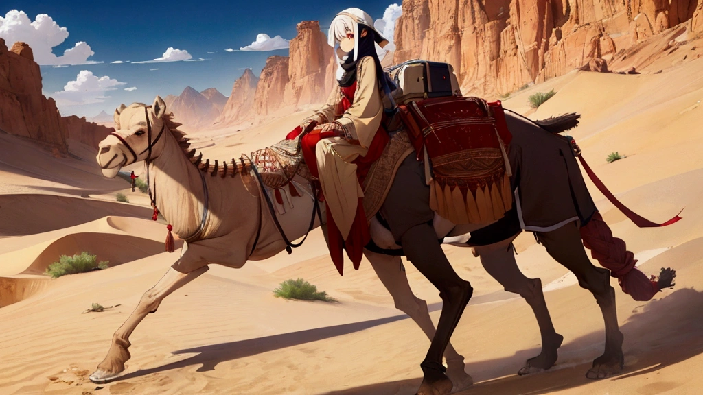 Travelling the Silk Road alone desert camel