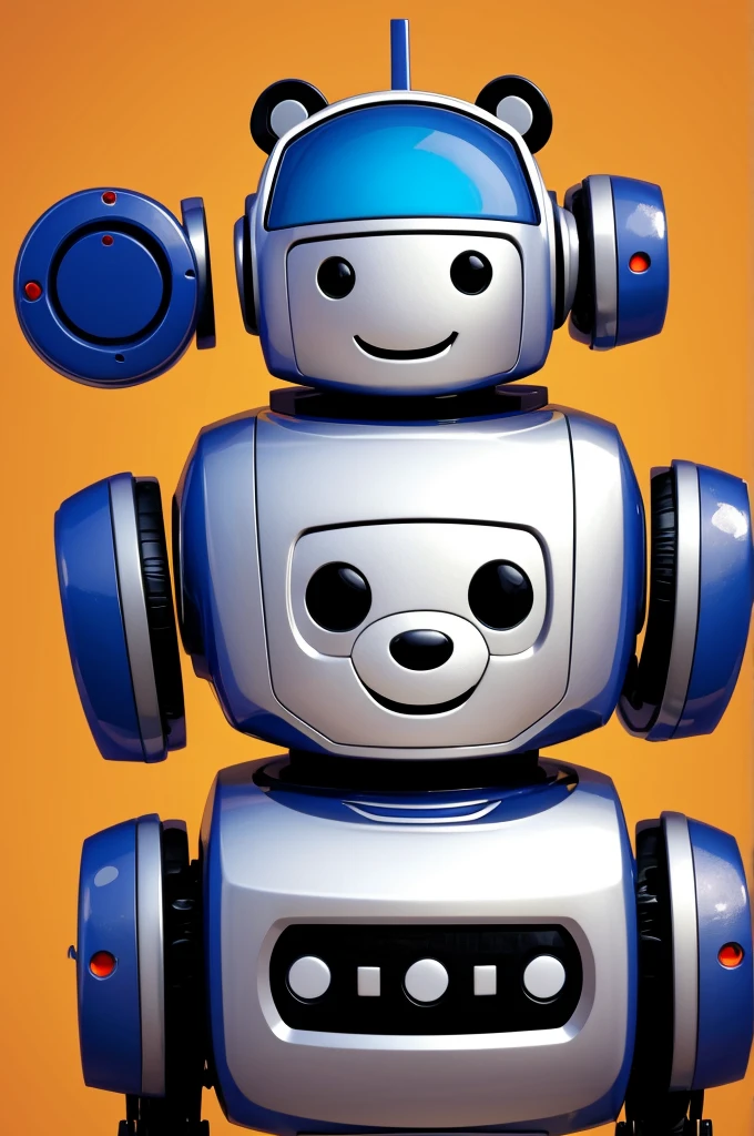 A happy robot bear, let Alfredo say Disney style below