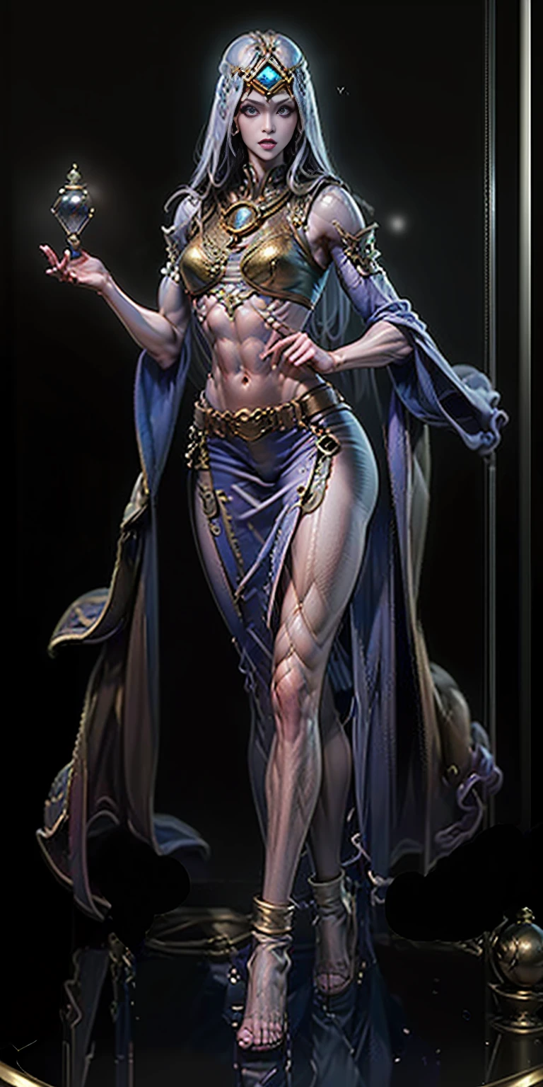 Solo Female: Body: Tall and slim with an hourglass figure Toned and muscular physique Slender abs Perfect anatomy