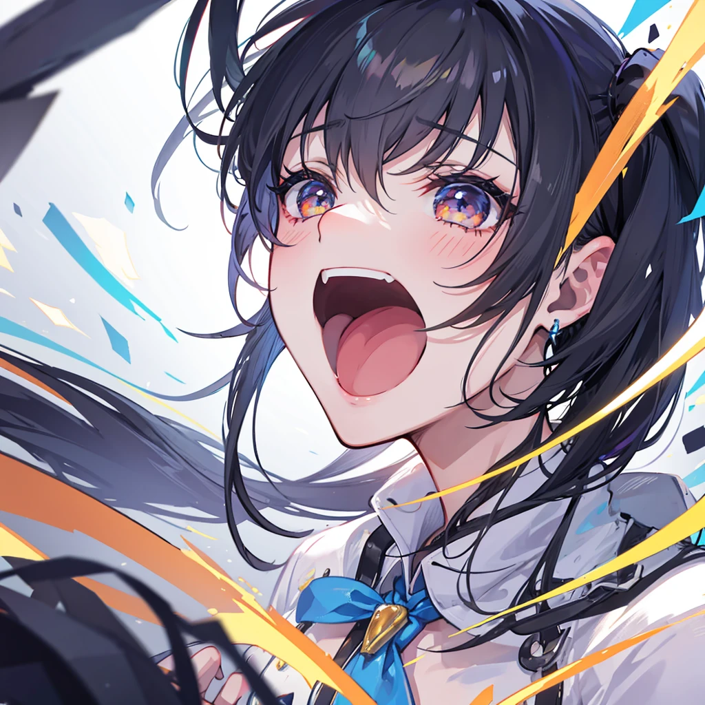 Depict a character experiencing intense euphoria.