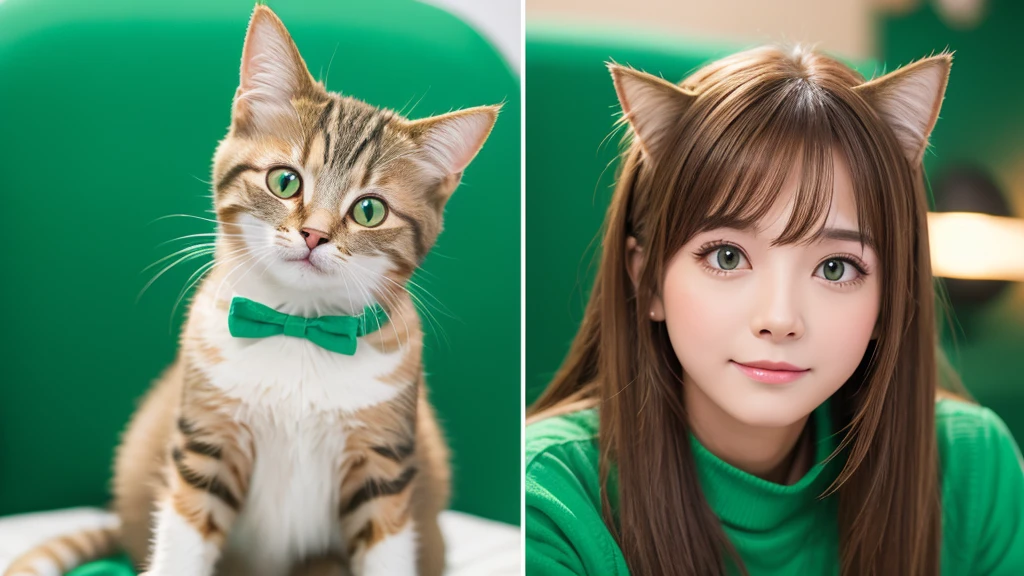 cat cute greenscreen
