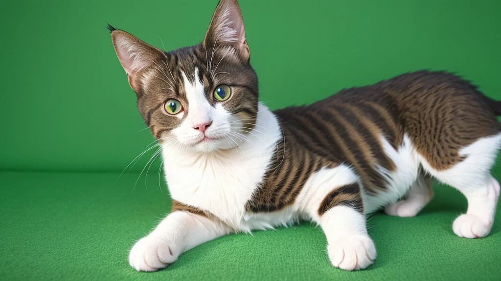 cat cute greenscreen One