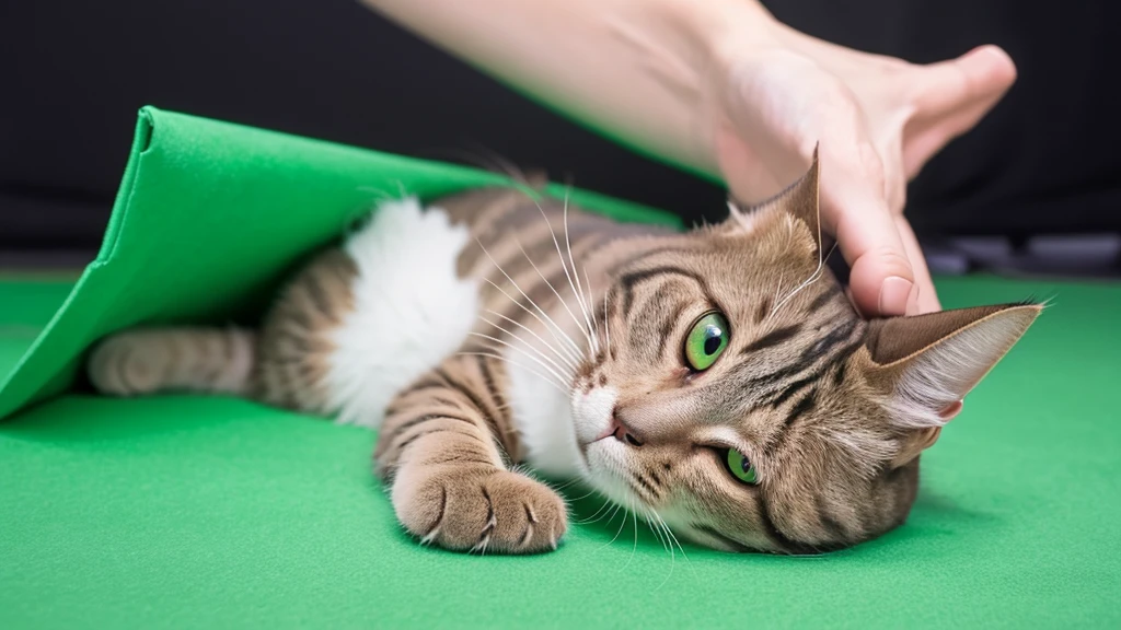 cat cute greenscreen One