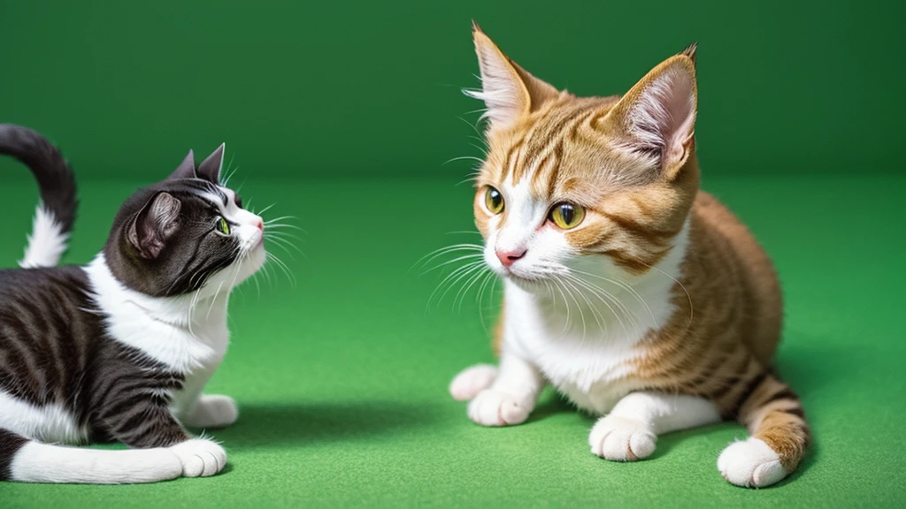cat cute greenscreen One