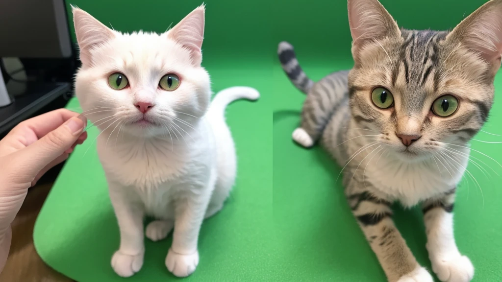 cat cute greenscreen One