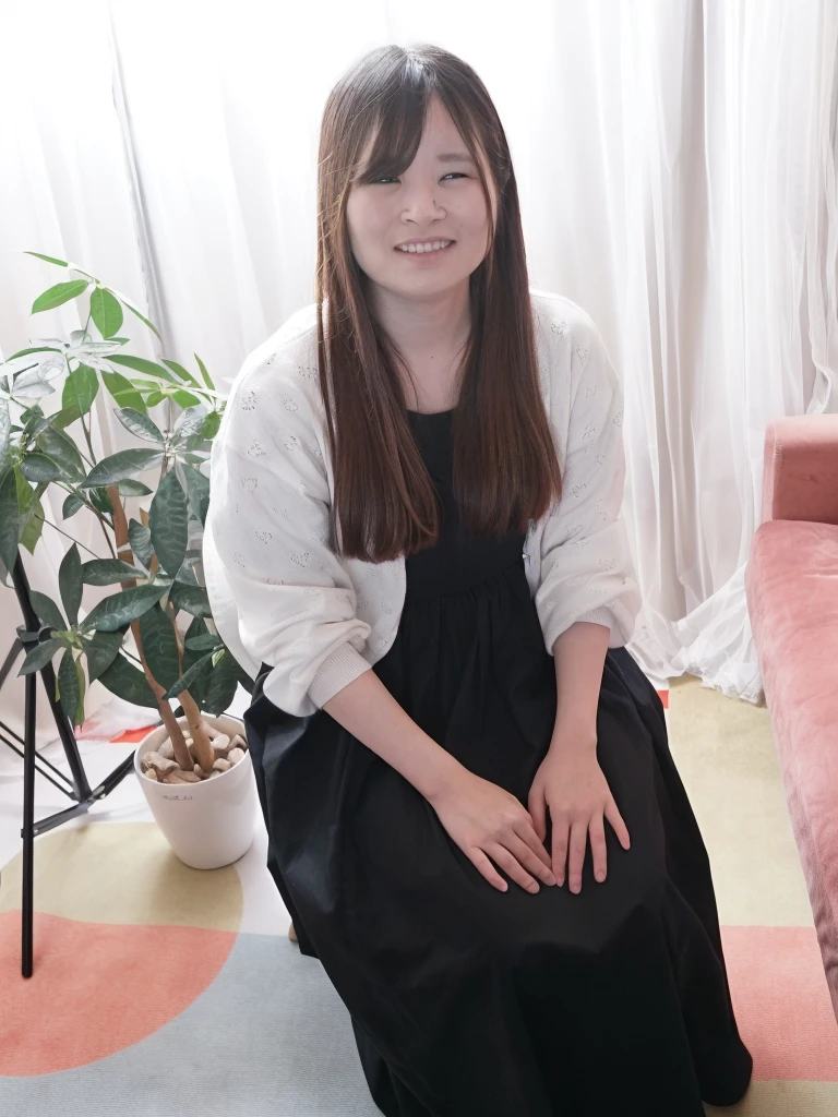 there is a woman sitting on the floor in a black dress, taken with canon 8 0 d, Chiho, taken with canon eos 5 d mark iv, Yoshitomo Nara, taken with canon eos 5 d, narumi kakinouchi, nishimiya shouko, taken with canon 5d mk4, harumi