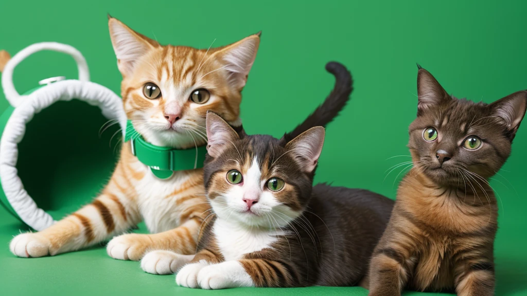 cat cute greenscreen One