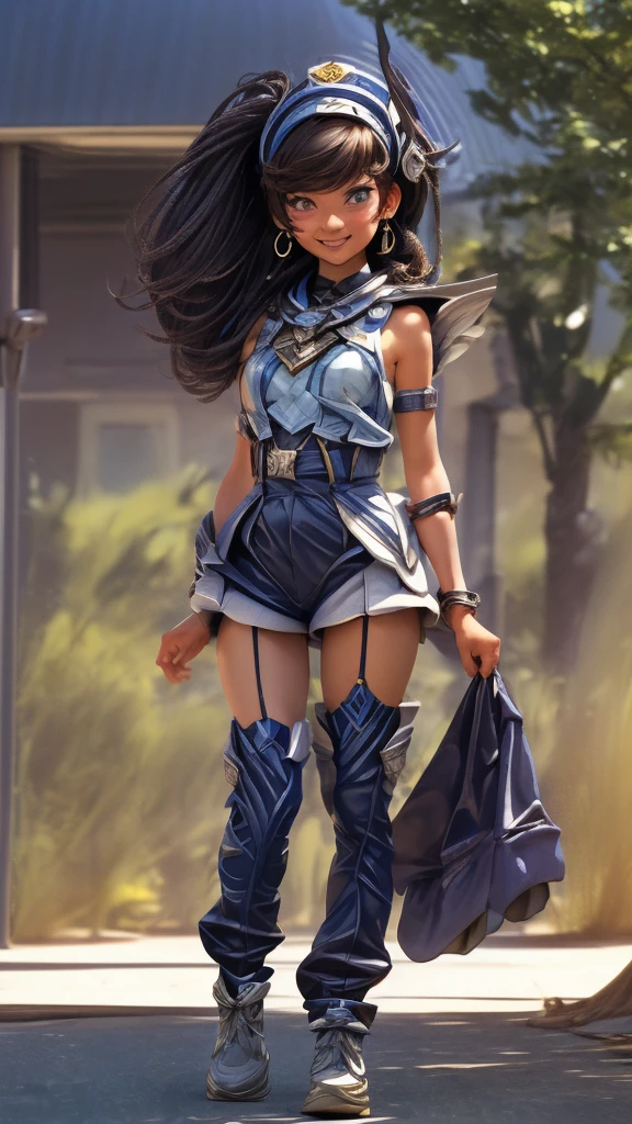 (best quality,4k,8k,highres,masterpiece:1.2),ultra-detailed, College Girl walking around college campus, strutting her stuff, Smiling and laughing, Flirting with the viewer, HDR, 8k, absurdres, cinestill 800, sharp focus, add_detail:3 (solo woman) anime