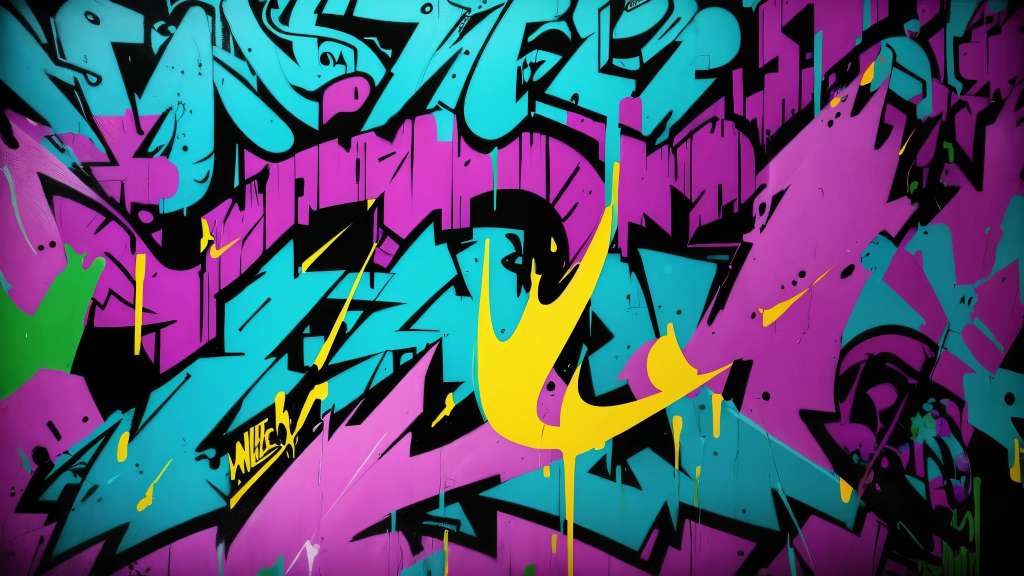 graffiti, sneakers nike, Full image, High resolution High contrast
