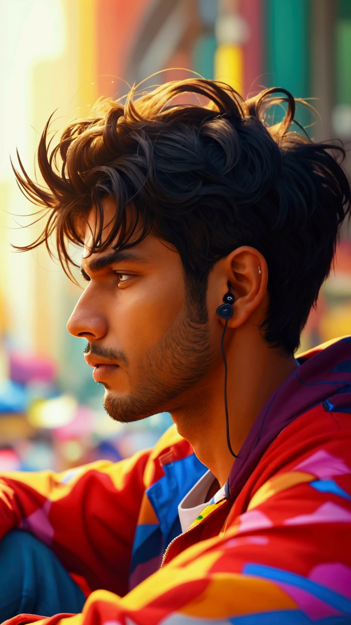 there is a man that is sitting down with a cell phone, with accurate face, professional profile picture, portait photo profile picture, face picture, without beard, 8k selfie photograph, jayison devadas, very very low quality picture,  profile picture, very clear picture, headshot profile picture, portrait mode photo, harsh good looking face, without helmet