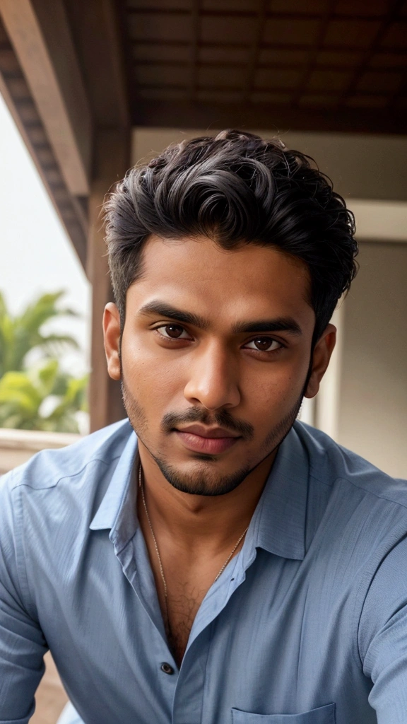 there is a man that is sitting down with a cell phone, with accurate face, professional profile picture, portait photo profile picture, face picture, without beard, 8k selfie photograph, jayison devadas, very very low quality picture, profile picture, very clear picture, headshot profile picture, portrait mode photo, harsh good looking face, without helmet