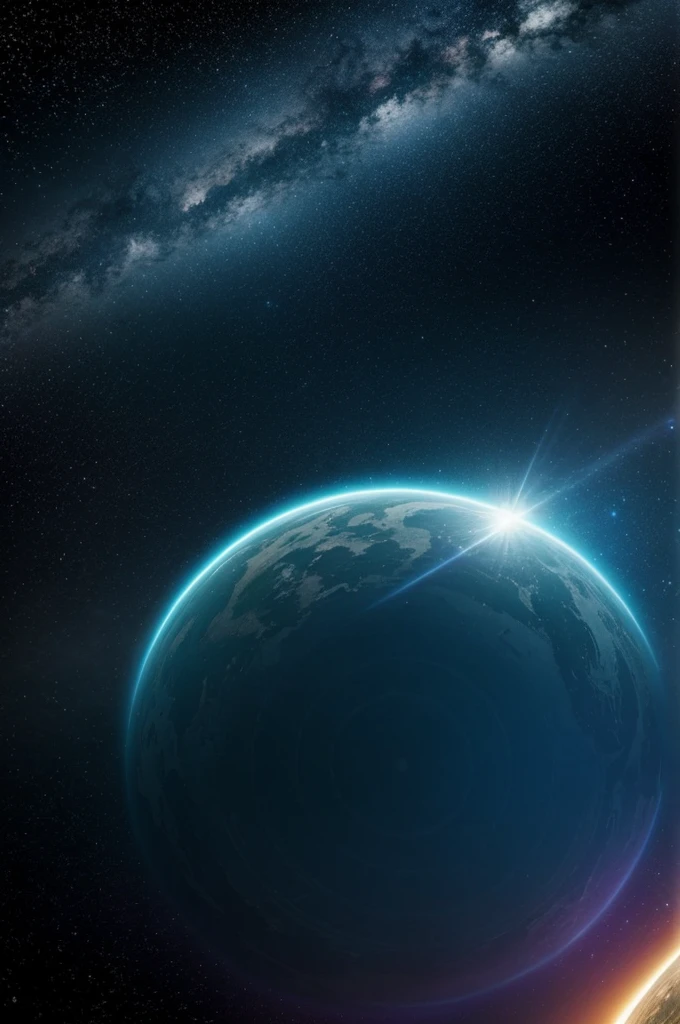 An intergalactic background that represents infinity and serenity
